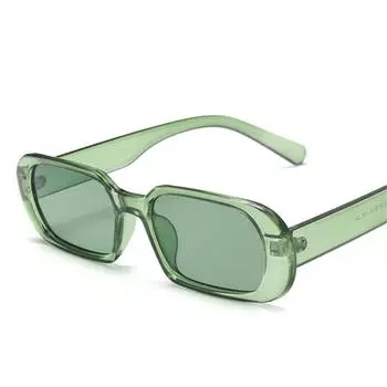 Маленькие солнцезащитные очки, женские модные овальные солнцезащитные очки, мужские винтажные зеленые и красные очки, женские стильные очки для путешествий UV400