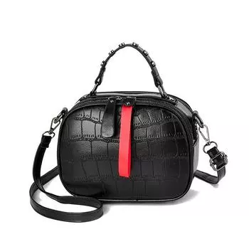 Маленькие сумки через плечо из искусственной кожи для женщин, сумка-мессенджер через плечо, женские маленькие сумки с заклепками, дорожная сумка 21x9x15cm