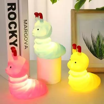 Маленькие светодиодные фонарики тратят костяного червя гусеницу в том же духе сокровище светодиодная мини-светильник для игрушек 1pc