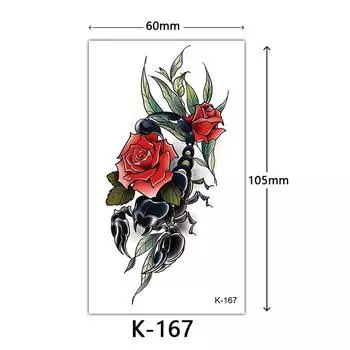 Маленькие свежие татуировки наклейки английские буквы цветы бабочка эскиз линии водостойкие татуировки наклейки татуировки 60*105mm