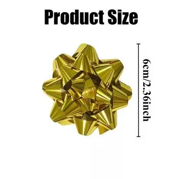 Маленькие звездные банты, самоклеящиеся звездные цветочные ленты, звездные банты для праздничного украшения, рождественского дня рождения, подарочной упаковки