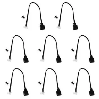 Маленький 6-контактный адаптер для контроллера вентилятора ARGB 3-контактный 5 В для #C