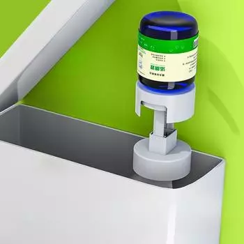 Маленький автоматический очиститель туалета Spirit Туалетный дезодорант Бытовое дезактивирующее чистящее средство Creative Blue Bubble Туалетный очиститель 1 bottle of cleaner