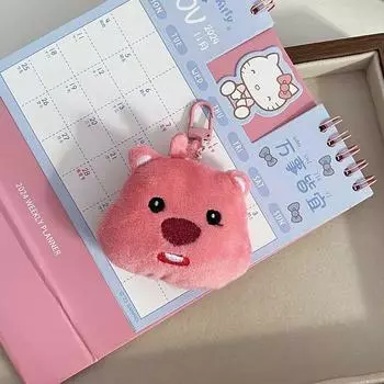 Маленький Бобер Плюшевый Милый Персональный Подарочный Брелок Студенческая Сумка Пара Подвеска Брелок