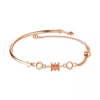 Маленький браслет на талию, женский браслет из стерлингового серебра, простой индивидуальный модный браслет с нишевым дизайном, браслет, ювелирные изделия