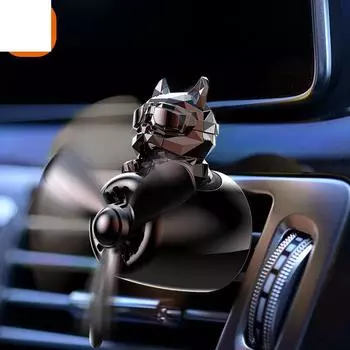 Маленький Бульдог Пилот Автомобильный Освежитель Воздуха Духи Автомобильный Интерьер Духи Клип Аромат Орнамент Автомобиля