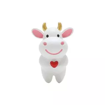 Маленький Бычок Магниты на Холодильник Пара Животное Обнимающее Сердце Мультяшный Стерео Магнитная Наклейка Корова Наклейка на Холодильник Украшение
