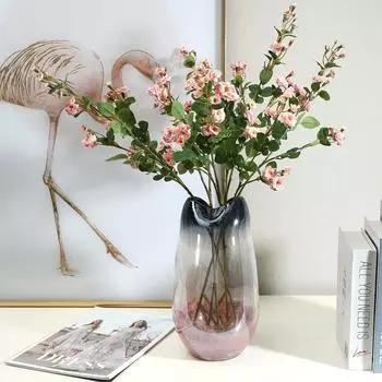 Маленький цветок розы имитация цветка домашний декор для гостиной набор искусственный цветок реквизит букет розовый
