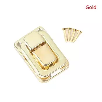 Маленький деревянный сундук для вина, подарочная коробка, тумблерная защелка, замок для чемодана, засов, фурнитура