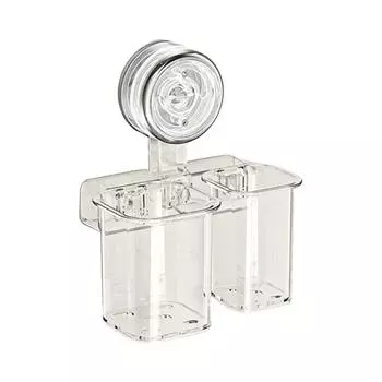 Маленький держатель для зубных щеток на присоске, настенное крепление без сверления, подставка для ванной комнаты для кухни и спальни S