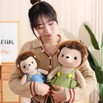 Маленький ежик плюшевая игрушка кукла кукла подушка милая тряпичная кукла спящий ребенок пара подарок на день рождения 25cm0.2kg