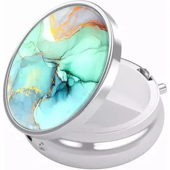 Маленький футляр для таблеток для кармана кошелька органайзер для лекарств дорожная таблетка портативный держатель для таблеток для хранения витаминов лекарств