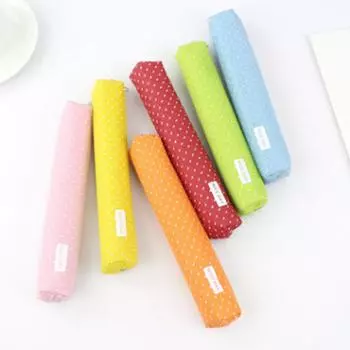 Маленький холст пенал школьный милый модный пенал школьные принадлежности студенческие канцелярские принадлежности подарок красный