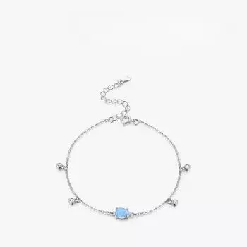 Маленький и минималистичный браслет Aobao из стерлингового серебра S925 с инкрустацией, легкий роскошный браслет с оригинальным дизайном, модный и популярный в Интернете Adjustable size серебряный