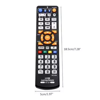 Маленький инфракрасный пульт дистанционного управления L336 с функцией обучения для телевизора CBL DVD SAT STB DVB HIFI TV BOX STR-T обучающее управление
