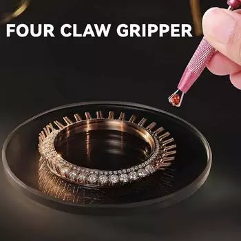 Маленький инструмент для захвата ювелирных изделий, многофункциональный инструмент для захвата ювелирных изделий, съемник чипов с 4-мя захватами, точная разборка электронных деталей CHINA
