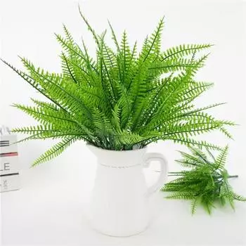 Маленький Искусственный Растительный Зеленый Практичный Прочный зелёный