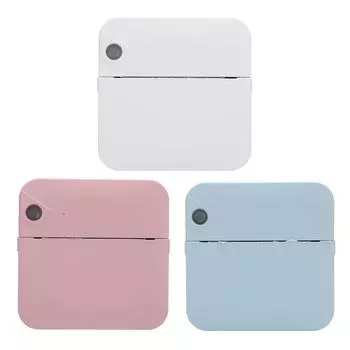 Маленький карманный принтер Bluetooth APP Черно-белая печать Портативный термопринтер для студентов Неправильно Blue