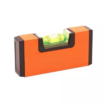 Маленький карманный уровень металлический карманный спиртовой уровень пузырьковый уровень 10 см