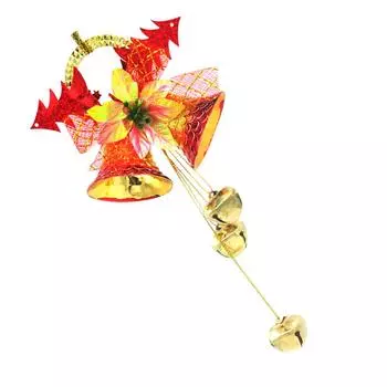 Маленький колокольчик, подвесной рождественский елочный пластиковый рождественский маленький колокольчик, подвеска для домашнего декора