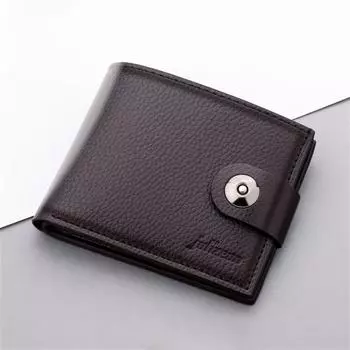 Маленький кошелек из искусственной кожи, сумка для денег, простая мужская сумка для монет