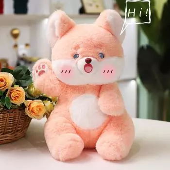 Маленький кролик плюшевая игрушка кошка кукла лиса кукла дети тряпичная кукла девочка спящая подушка подарок [Small] 35cm