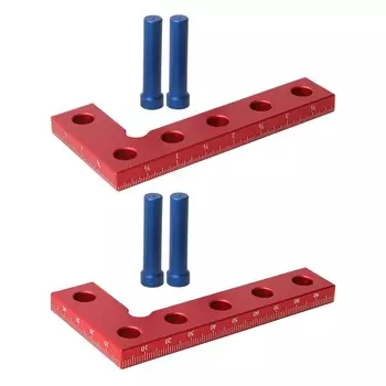 Маленький квадратный инструмент для поиска центра из алюминиевого сплава, 90 градусов, квадрат для быстрого измерения для деревообработки Inch