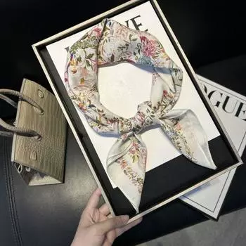 Маленький квадратный шарф из хлопка и льна, шелковый шарф, женский, весна и осень, новый стиль, художественный и универсальный, модный, темпераментный шарф-повязка на голову 70*70cm розовый