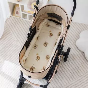 Маленький матрасик для детской коляски, хлопковый подгузник, мягкая подушка для сиденья детской коляски 2