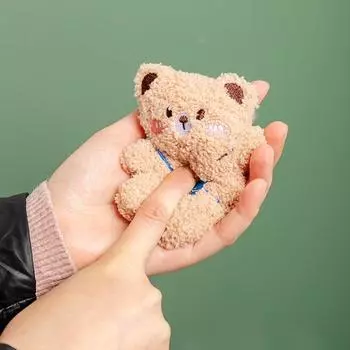 Маленький медведь Дверная ручка Стопор Самоклеящаяся ручка Защитный бампер Холодильник белый