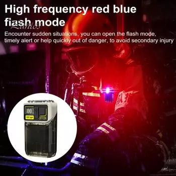 Маленький мощный фонарик с цифровым дисплеем, регулируемая на 180 градусов перезаряжаемая мини-карманная лампа, водонепроницаемый налобный фонарь чёрный