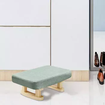 Маленький низкий пуфик с мягкой подкладкой для ног, скамейка, современный прямоугольный стул, ступенька для домашнего хозяйства