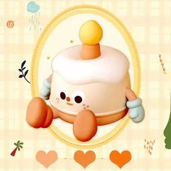 Маленький ночник для торта ко дню рождения, прикроватный светильник для спальни, индукционный светильник, креативный подарок One Size