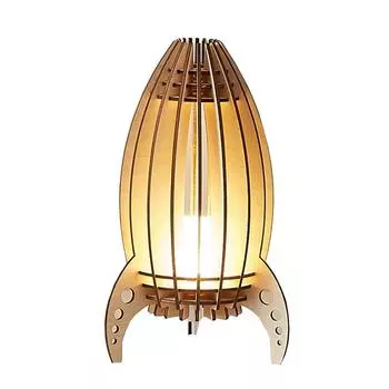 Маленький ночник, ночник в виде космической ракеты, детский подарок для мальчика, настольная лампа для спальни