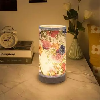 Маленький ночник, современная простая креативная теплая настольная лампа, прикроватная лампа для спальни, настольная лампа из цельного дерева для подарка на день рождения бежевый