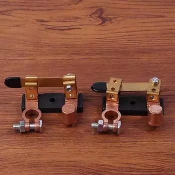 Маленький ножевой выключатель питания аккумулятора автомобиля с гаечным ключом, главный выключатель питания, зажим для аккумулятора, защита от протечек, автозапчасти