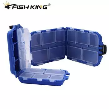 Маленький органайзер для рыболовных снастей, 1 шт., мини-коробка для рыболовных снастей, пластиковый органайзер для рыболовных снастей, органайзер для рыболовных снастей, чехол для каяка чёрный