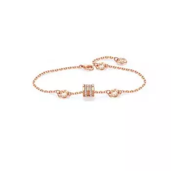 Маленький поясной браслет для женщин из стерлингового серебра 925 пробы в корейской версии, простые и классические ювелирные изделия с браслетом из 18-каратного розового золота Adjustable size