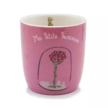 Маленький принц Моя маленькая принцесса 2022 Мини кружка 200 мл Кружка из костяного фарфора Чайная чашка Тип Германия KONITZ розовый
