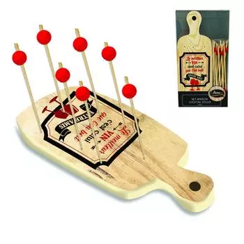 Маленький принц [Q4022] — Доска закусок «Сообщения» (Лучшее вино — то, которое пьешь с друзьями) — 23x8. 5см