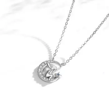 Маленький принц Сян Синъюэ кулон корейская версия простой темперамент стиль ключицы цепочка ожерелье летний нишевый дизайн для женщин
