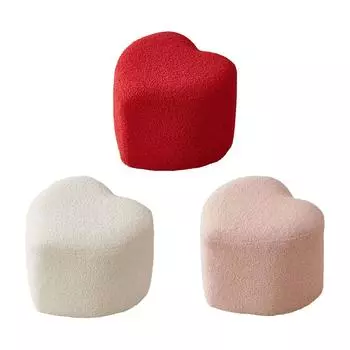 Маленький пуф для ног, табурет для дивана, чайный табурет, пеленальный столик, стул, табурет для ног для офиса, дома, у кровати, прочный вход в комнату красный