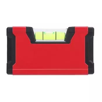 Маленький пузырьковый уровень 0,5 мм, высокоточная магнитная линейка из алюминиевого сплава для измерения разметки