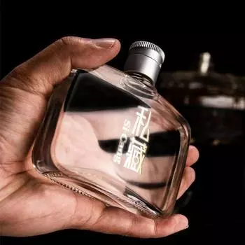 Маленький размер 100 мл бессвинцовая стеклянная посуда для виски барная бутылка для текилы, бренди и водки