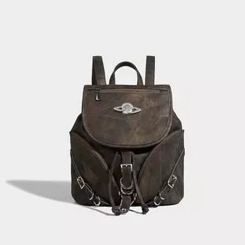 Маленький ретро-рюкзак в американском стиле для женщин, модная пряжка, женская школьная сумка для студентов, высокое качество