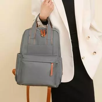 Маленький рюкзак 2024 года, новый тренд моды для путешествий, нишевый школьный рюкзак для женщин, легкий рюкзак для студентов колледжей и пригородных поездок белый