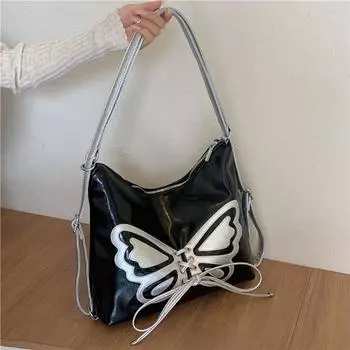 Маленький рюкзак-бабочка, нишевый дизайн, индивидуальный рюкзак, осенняя новая сумка на плечо большой емкости, модная популярная сумка для поездок на работу