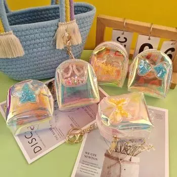 Маленький рюкзак-брелок Laser, детская сумка для мелочи, студенческий маленький кошелек для монет, детский кошелек, мини-кошелек, сумка Kawaii, клатч