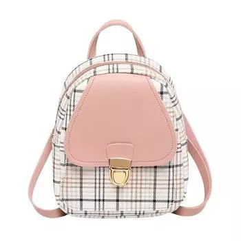 Маленький Рюкзак Рюкзак Студенческий Школьный One Size розовый