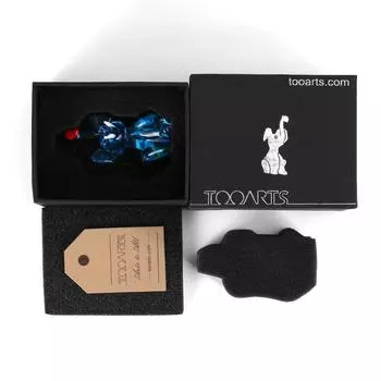 Маленький слон ручной работы из дутого стекла, художественная фигурка дикого животного, коллекционная